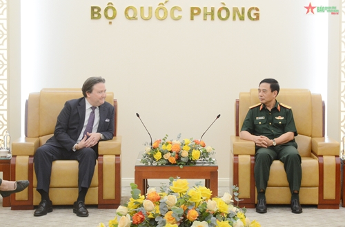 Đại tướng Phan Văn Giang tiếp Đại sứ Hoa Kỳ tại Việt Nam